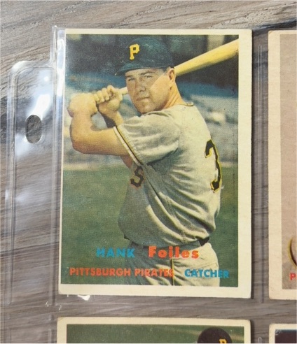 1957 Topps #104 Hank Foiles — front