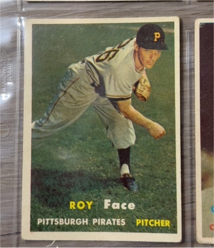 1957 Topps #166 Roy Face — front