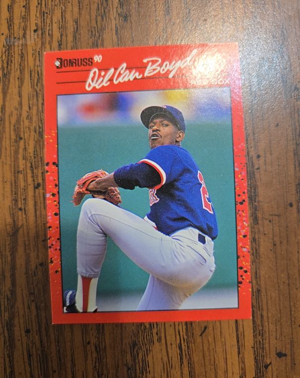 1990 Donruss #633 Dennis "Oil Can" Boyd — front