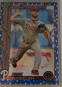 2025 Topps Holiday #H179 Zack Wheeler — front
