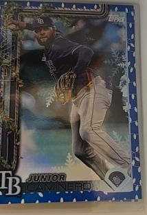 2025 Topps Holiday #H3 Junior Caminero — front