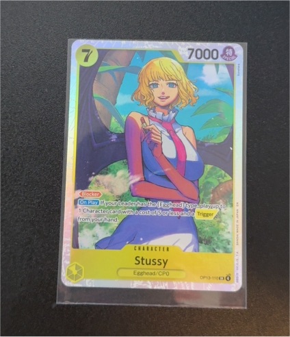 One Piece TCG OP13-110 Stussy — front