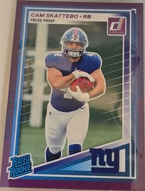 2025 Panini Donruss #302 Cam Skattebo — front