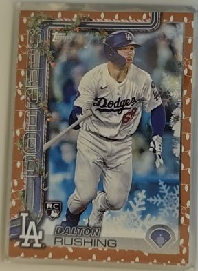 2025 Topps Holiday #H105 Dalton Rushing — front