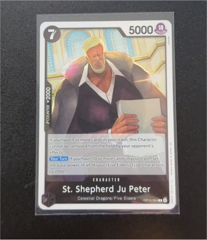 One Piece TCG OP13-084 St. Shepherd Ju Peter — front