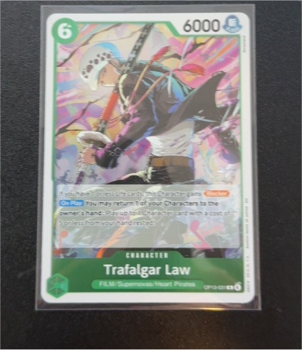 One Piece Card Game OP13-031 Trafalgar Law Carrying On His Will — front