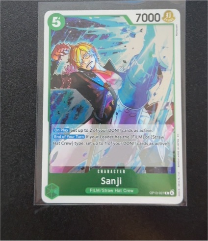 One Piece TCG OP13-027 Sanji Carrying On His Will — front