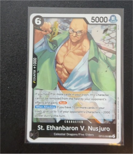 One Piece OP13-080 St. Ethanbaron V. Nusjuro — front