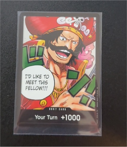 One Piece TCG OP13 DON!! Card Gol D. Roger — front