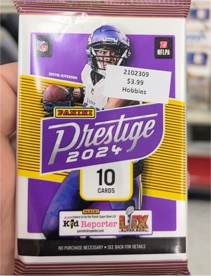 2024 Panini Prestige Football Pack — front