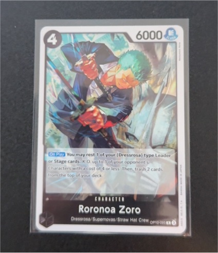 2024 Bandai One Piece OP10-095 Roronoa Zoro Royal Blood — front