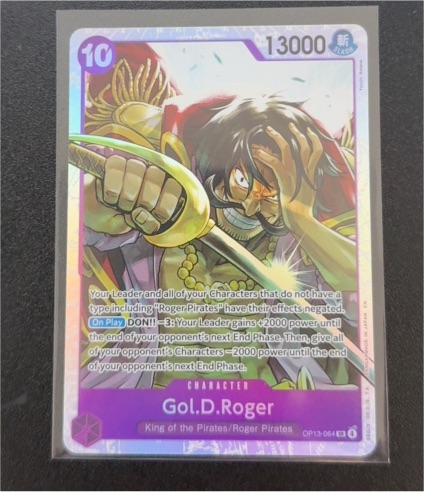 One Piece TCG 2025 OP13-064 Gol.D.Roger Carrying on His Will — front