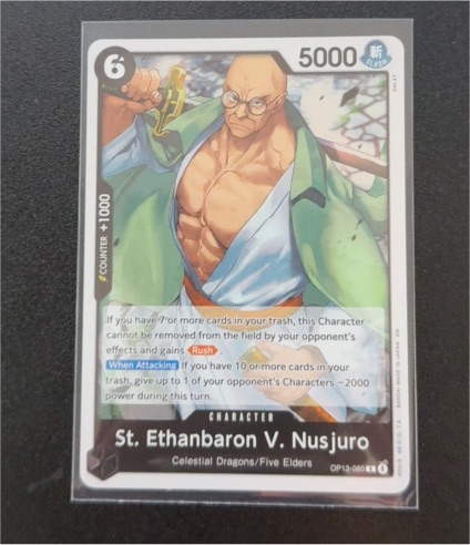 One Piece TCG OP13-080 St. Ethanbaron V. Nusjuro — front