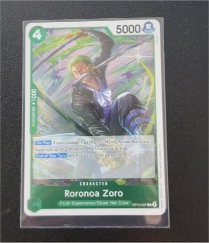 One Piece Card Game OP13-037 Roronoa Zoro — front
