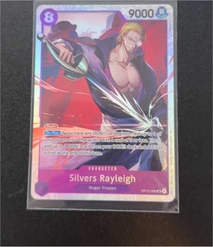 One Piece CCG OP13-066 Silvers Rayleigh Carrying On His Will — front