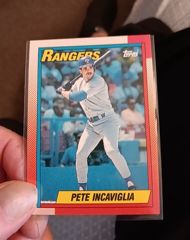 1990 Topps #430 Pete Incaviglia — front