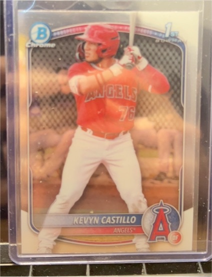 2025 Bowman Chrome Prospects #BCP-82 Kevyn Castillo — front