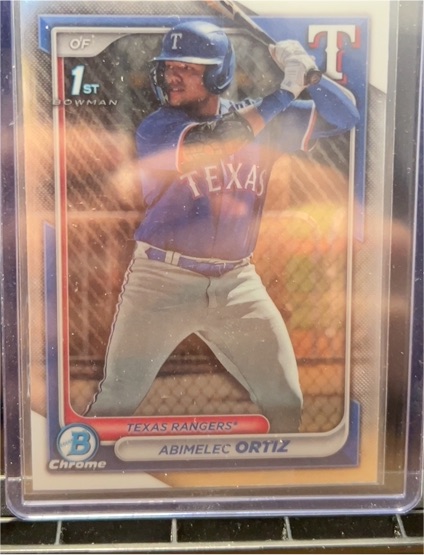 2024 Bowman Chrome Prospects #BCP-16 Abimelec Ortiz — front