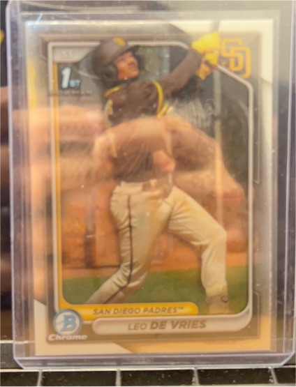 2024 Bowman Chrome #BCP-179 Leo De Vries — front