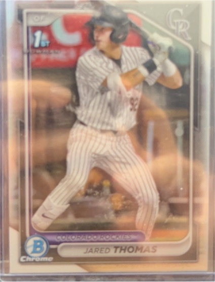 2024 Bowman Draft #BD-11 Jared Thomas — front