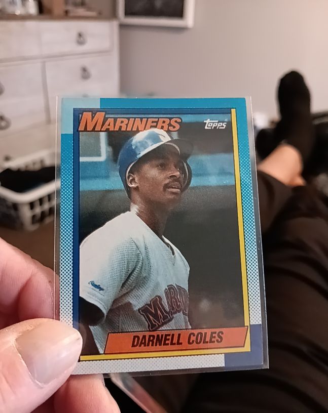 1990 Topps #232 Darnell Coles Seattle Mariners — front
