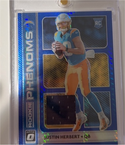 2020 Donruss Optic Rookie Phenoms #3 Justin Herbert — front