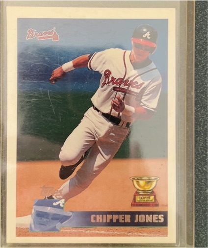 1996 Topps #177 Chipper Jones — front