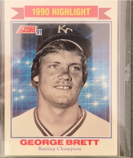 1991 Score #769 George Brett — front