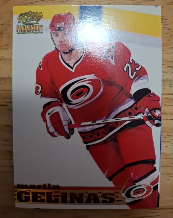 1998-99 Pacific Paramount #36 Martin Gelinas — front