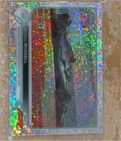 2022 Topps Chrome Formula 1 #112 George Russell — front