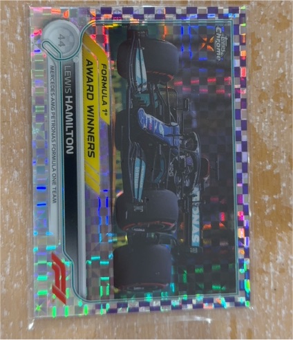 2022 Topps Chrome Formula 1 #44 Lewis Hamilton — front