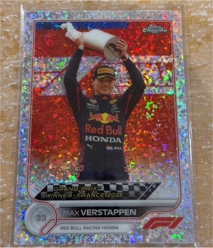 2022 Topps Chrome Formula 1 #157 Max Verstappen Grand Prix Winner France — front