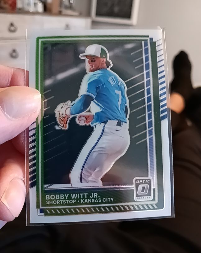 2025 Donruss Optic #27 Bobby Witt Jr. — front