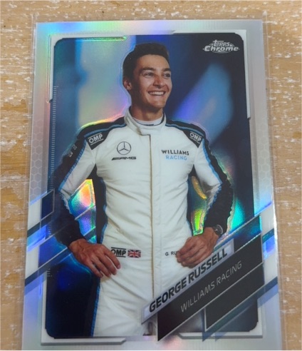 2021 Topps Chrome Formula 1 #19 George Russell — front