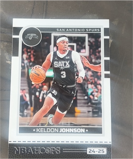 2024-25 Panini NBA Hoops #140 Keldon Johnson — front