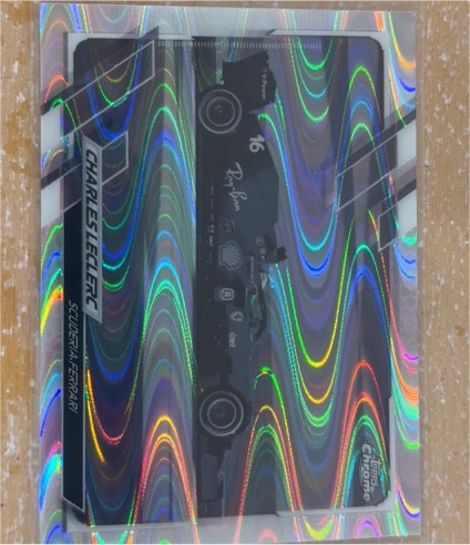 Charles Leclerc Custom Ferrari Card — front