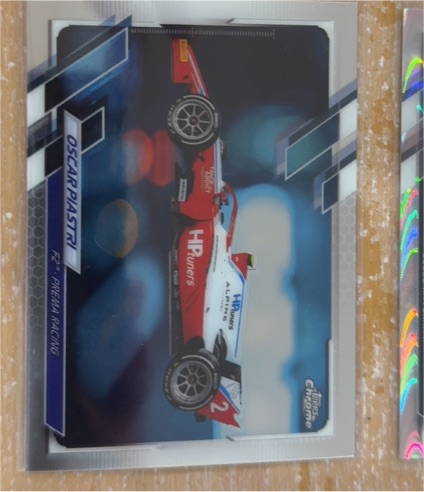 2021 Topps Chrome Formula 1 #117 Oscar Piastri — front