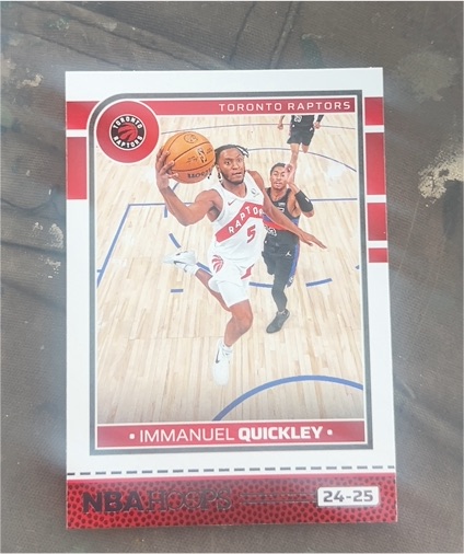 2024-25 Panini NBA Hoops #123 Immanuel Quickley — front