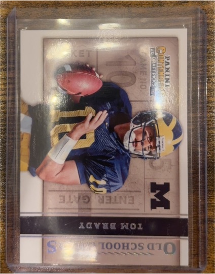2015 Panini Contenders Draft Picks Old School Colors #47 Tom Brady — front