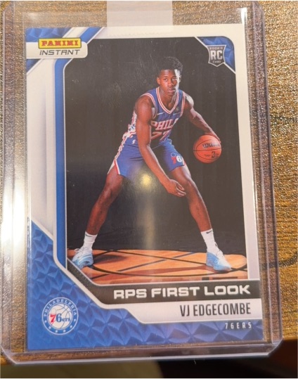 2025-26 Panini Instant RPS First Look #RPSFL-31 VJ Edgecombe — front