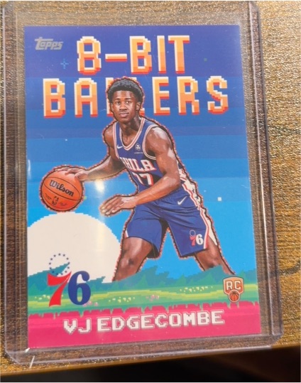 2025-26 Topps #8B-33 VJ Edgecombe — front