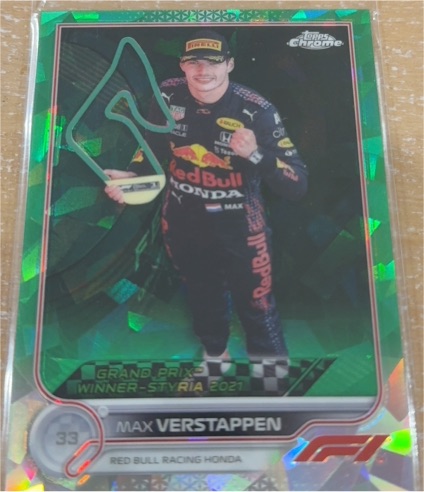 2022 Topps Chrome Formula 1 #158 Max Verstappen — front