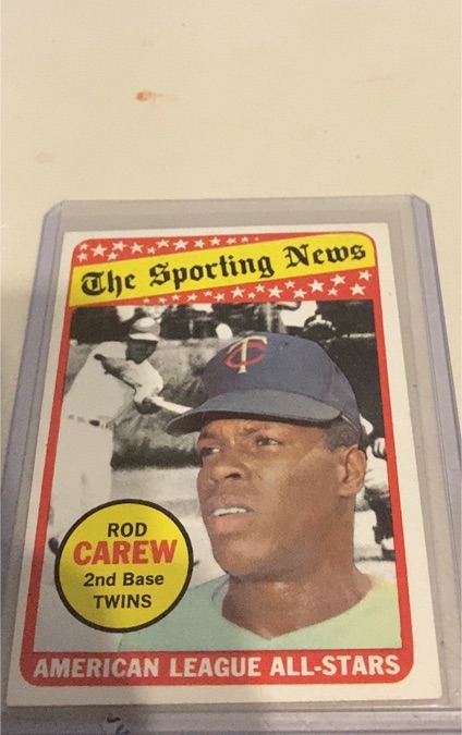 1969 Topps #419 Rod Carew The Sporting News All Star — front