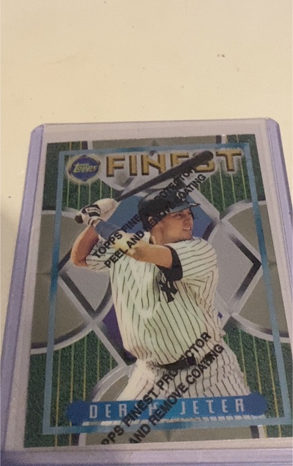 1995 Topps Finest #279 Derek Jeter — front