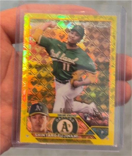 2023 Topps Chrome #97 Shintaro Fujinami Rookie — front