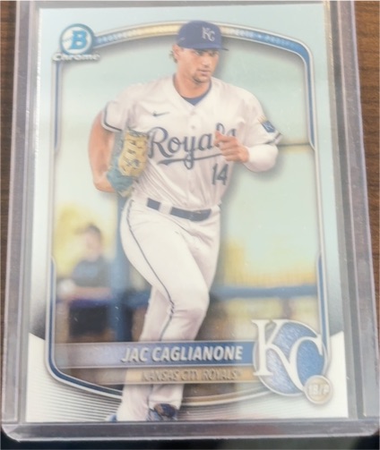 2025 Bowman Chrome Prospects #BCP-103 Jac Caglianone — front