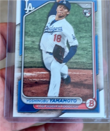 2024 Bowman #36 Yoshinobu Yamamoto — front