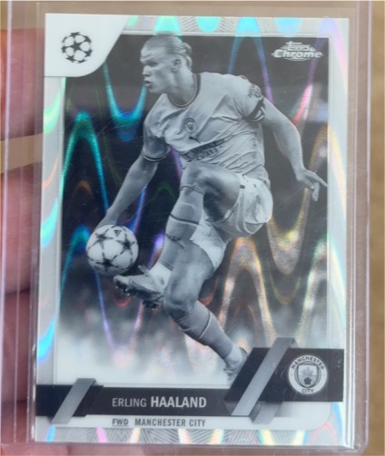 2022-23 Topps Chrome UEFA #99 Erling Haaland — front