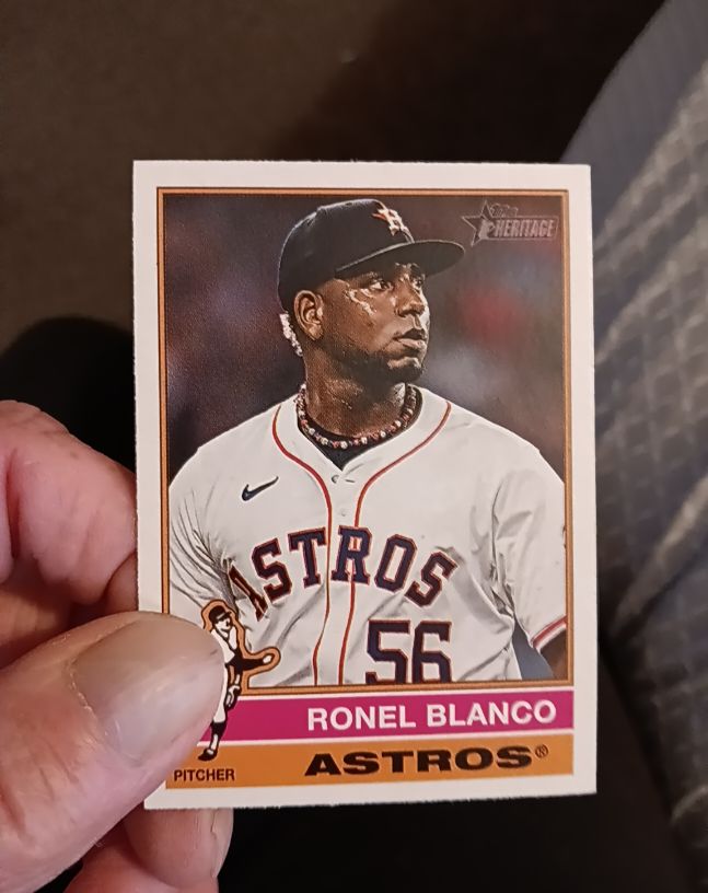 2025 Topps Heritage #310 Ronel Blanco — front