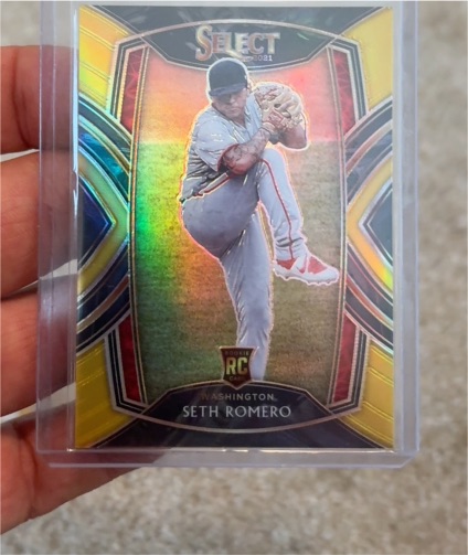 2021 Panini Select #Seth Romero Rookie Card — front